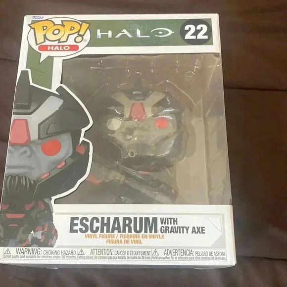 Funko Pop #22 Halo Escharum With Gravity Axe New In Box - Picture 7 of 7